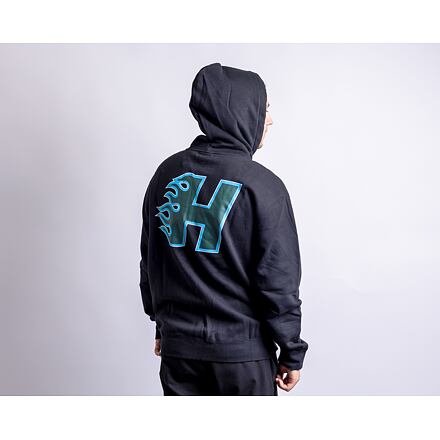 Mikina HUF Enforcer Hoodie Black Čierna | pf00522-black, 1