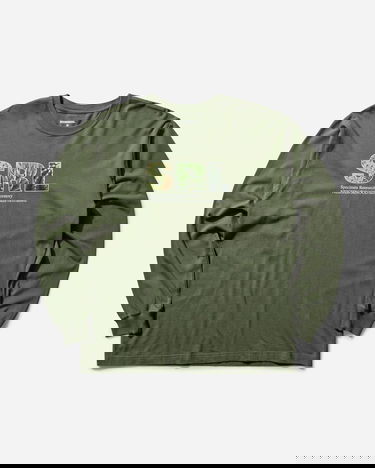 Tričko Neighborhood SRL LS-2 Olive Drab Longsleeve T-Shirt Zelené | 242PCNH-LT20 OD, 1