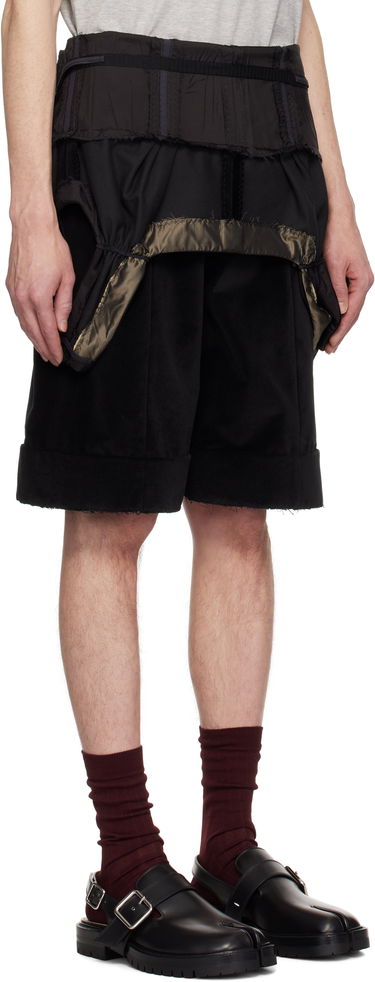 Šortky Maison Margiela Maison Margiela Multi-Wear Layered Shorts Čierna | S51MU0071 S53367, 1