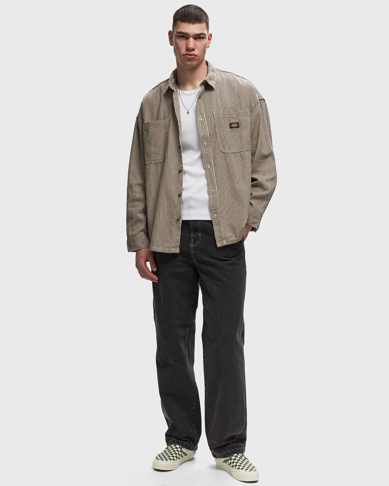 Košeľa Dickies Hickory Shirt Fialová | 0A4YB2, 1