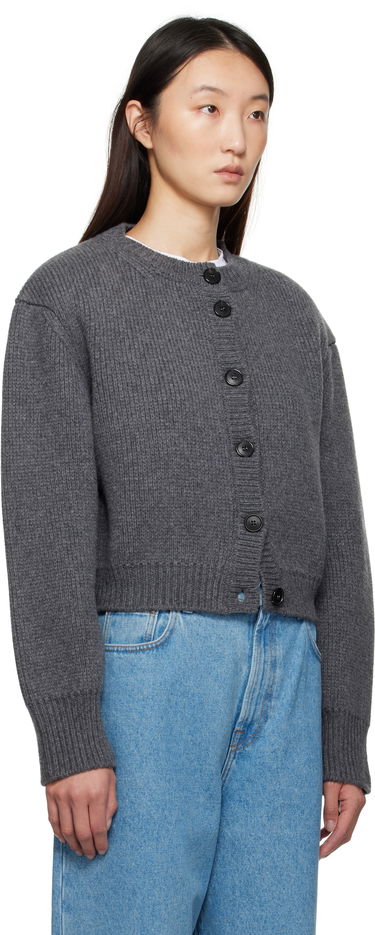 Sveter Róhe Róhe Statement Shoulder Cardigan Šedá | 416-23-312, 1
