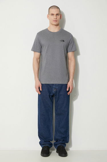 Tričko The North Face T-Shirt Simple Dome Šedá | NF0A87NGDYY1, 1