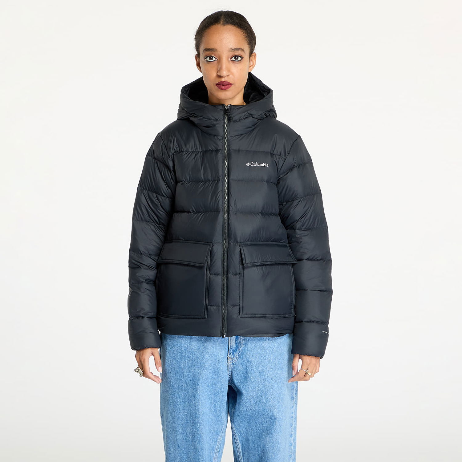 Bunda Columbia Jacket Harmony Falls™ Hooded Down Jacket Black XS Čierna | 2085372010, 0