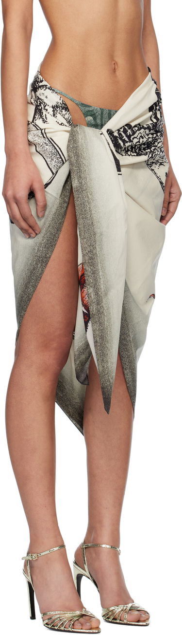 Sukňa Jean Paul Gaultier Jean Paul Gaultier 'The Tattoo Bird' Wrap Skirt Rôznofarebný | 25/34-U-JU174-C595-030030, 1
