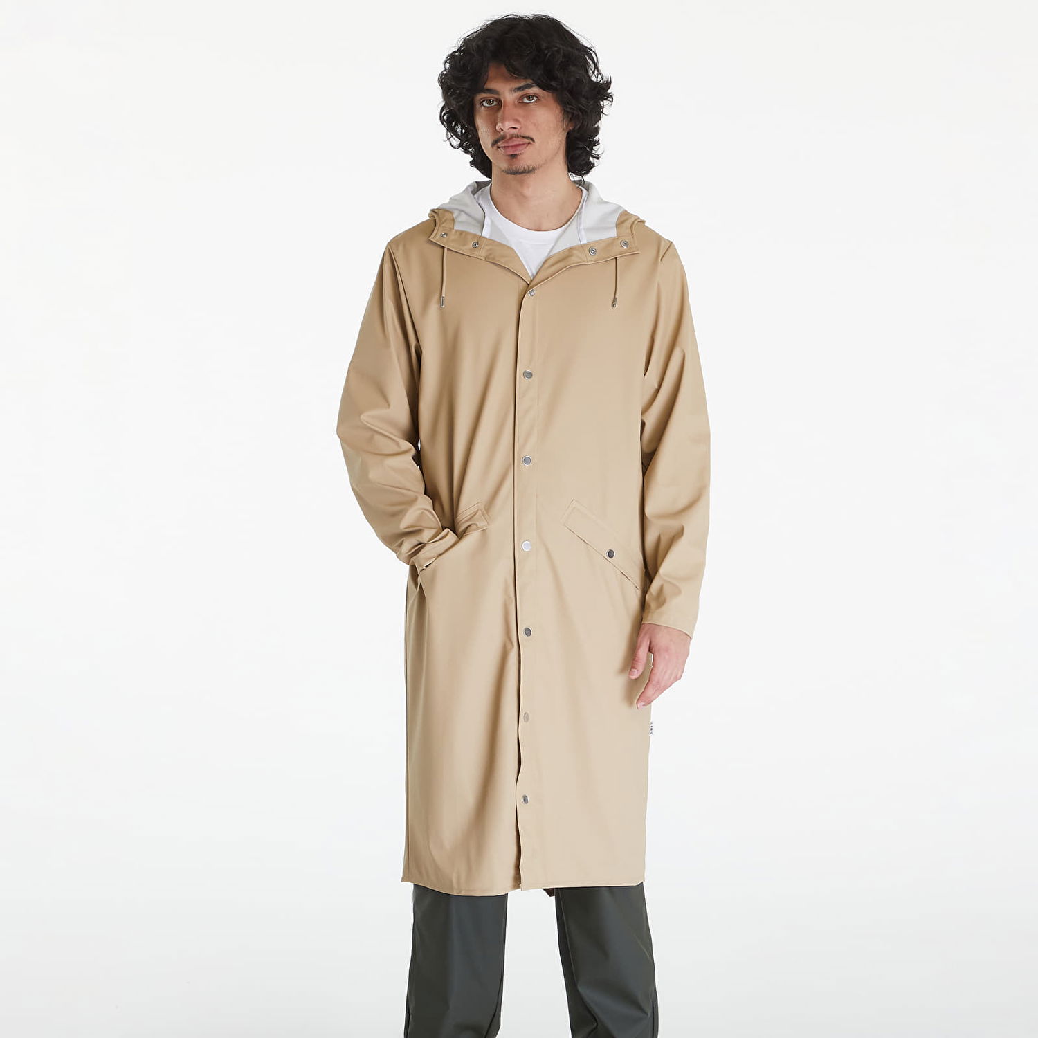 Bunda Rains Longer Jacket W3 UNISEX 24 Sand Béžová | 18360 24 Sand, 0