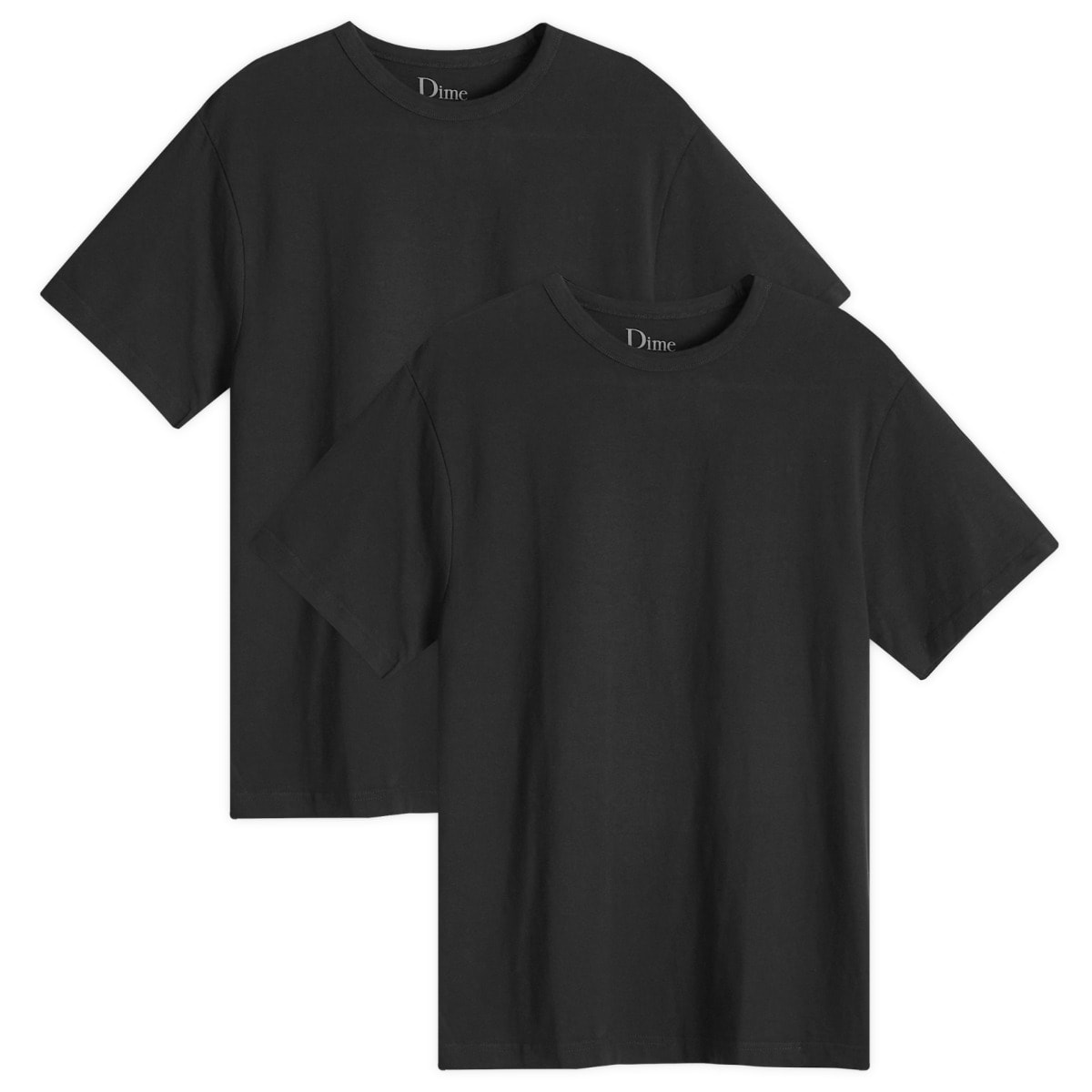 Tričko Dime 2 Pack T-Shirts Čierna | DIMESU2465BLK, 0