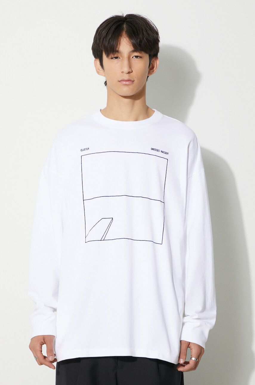 Tričko UNDERCOVER Sweatshirt Long Sleeve Biela | UC2C4807.2, 0