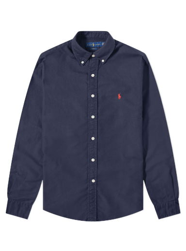 Košeľa Polo by Ralph Lauren Slim Fit Garment Navy | 710723610003