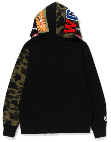 Mikina BAPE 1st Camo Shark Full Zip Hoodie Čierna | 1I70115009-BLK, 2