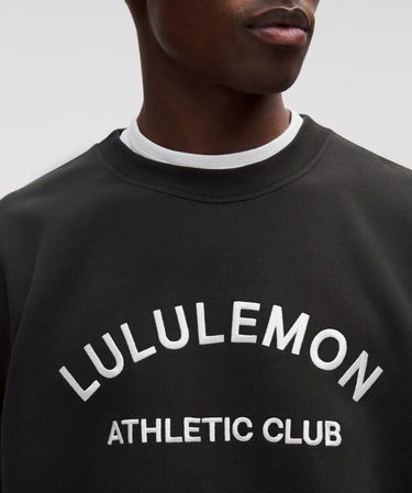 Mikina lululemon Crewneck Sweatshirt Steady State Athletic Club Čierna | prod20004887, 5