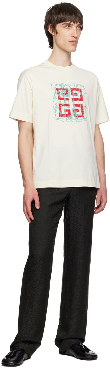 Tričko Givenchy Givenchy 4G Regular Fit T-Shirt undefined | BM71MG3YQD105, 3