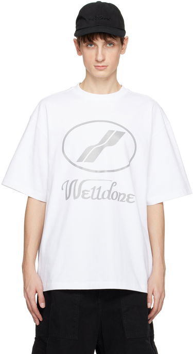 Tričko We11done Designer Logo-Print T-Shirt Biela | WD-TP5-19-930-WH, 0