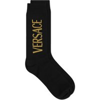 Men's Logo Sock Black/Gold