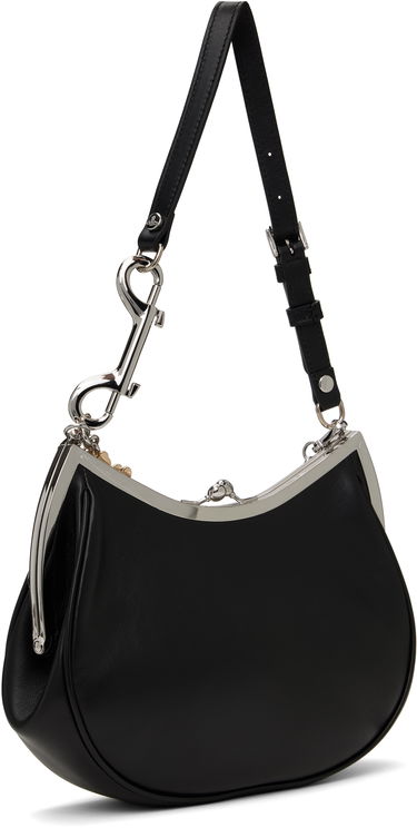 Taška cez rameno Vivienne Westwood Vivienne Westwood Charm Frame Bag Čierna | 4B01000PW-L008K-, 2