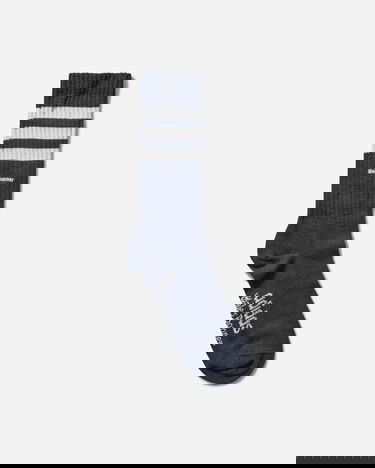 Ponožky adidas Originals adidas Originals x Wales Bonner 3-Stripes Crew Socks (2 Pairs) Navy | JV8684, 3