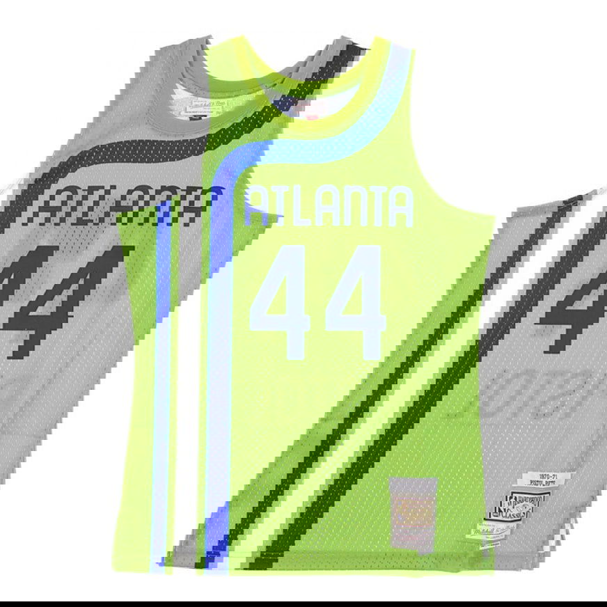 Tielko Mitchell & Ness Atlanta Hawks 1970-71 Pete Maravich Swingman Jersey Zelené | SMJYSB19028-AHAGNLT70PMA, 0