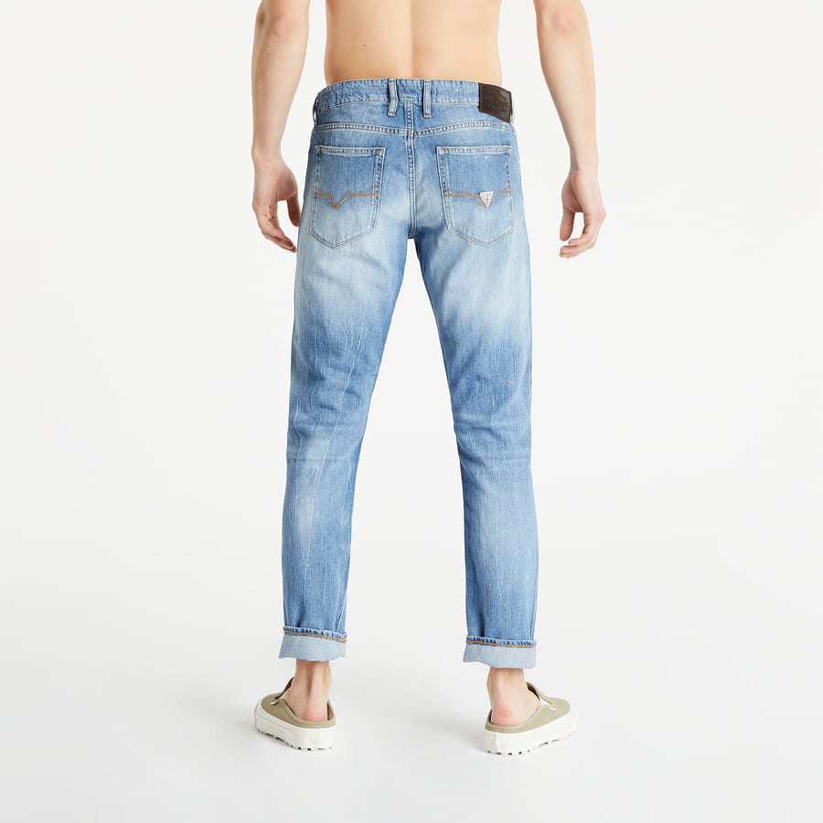 Džínsy GUESS Jeans Linen blend Slim Tapered Modrá | M2GAS2D4MI2-TRPN, 1