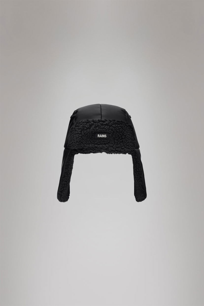 Klobúk Rains Rains Fleece Trapper Hat Čierna | 20660-01