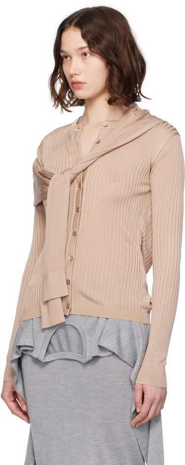 Sveter Acne Studios Acne Studios Knit Cardigan Béžová | A60578-, 3