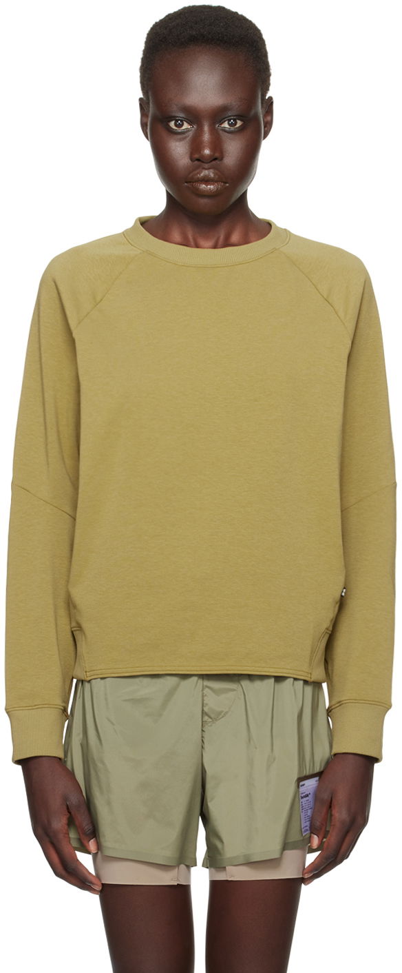 Mikina On Running Movement Crew Long Sleeve Sport Top Zelené | 1WD30141935, 0
