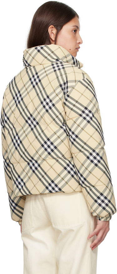 Prešívaná bunda Burberry Burberry Check Reversible Down Jacket Béžová | 8098488, 2