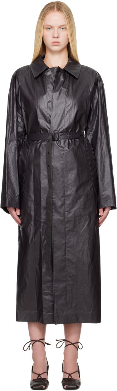 Pláštenka LEMAIRE Lemaire Light Belted Coat Čierna | CO1103 LF1381, 0