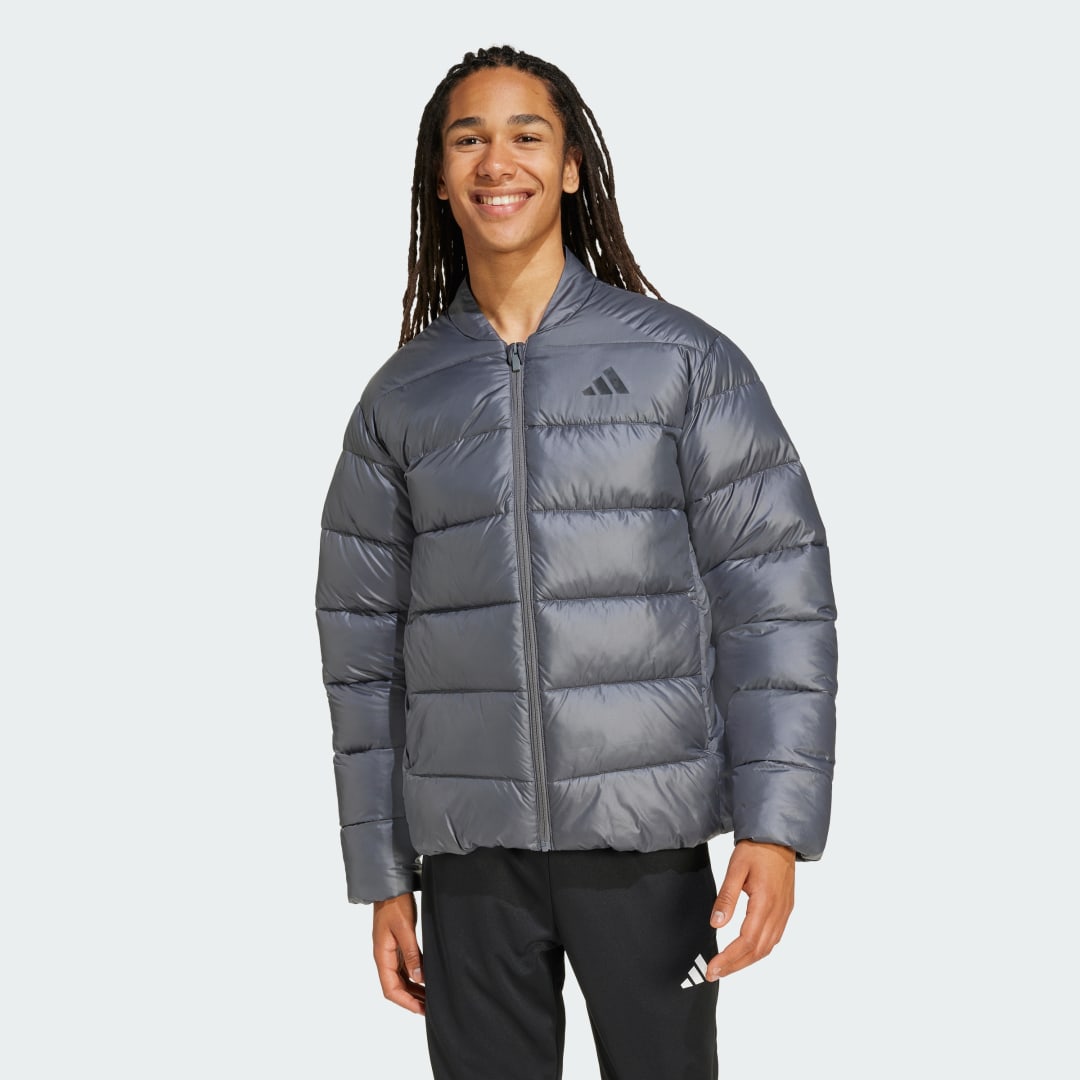 Prešívaná bunda adidas Performance Essentials CLIMAWARM Synthetic Down Jacket Šedá | JV7719, 0
