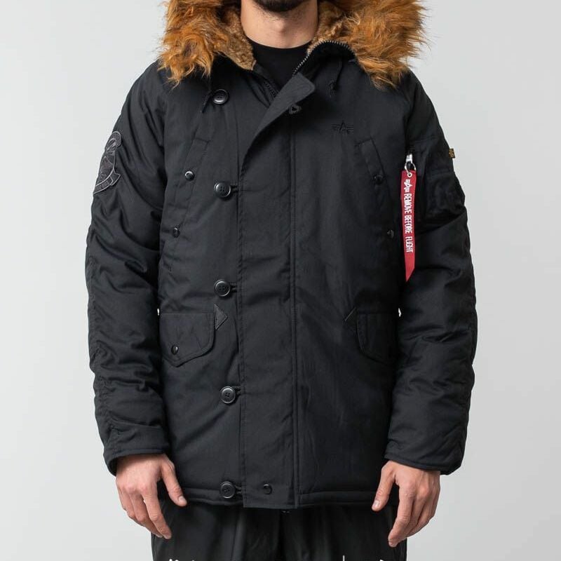 Bunda Alpha Industries Explorer Jacket Black Čierna | 193128 black, 0