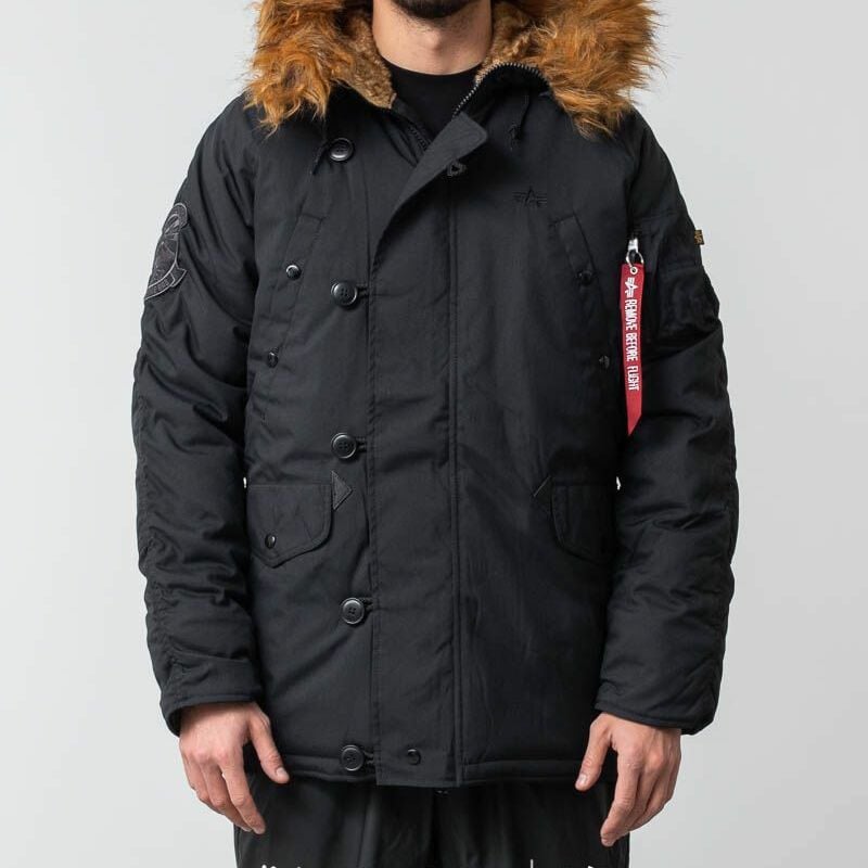 Bunda Alpha Industries Explorer Jacket Black Čierna | 193128 black