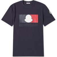 Tričko Moncler Box Logo Navy Čierna | 8C000-19-8390T-778, 1