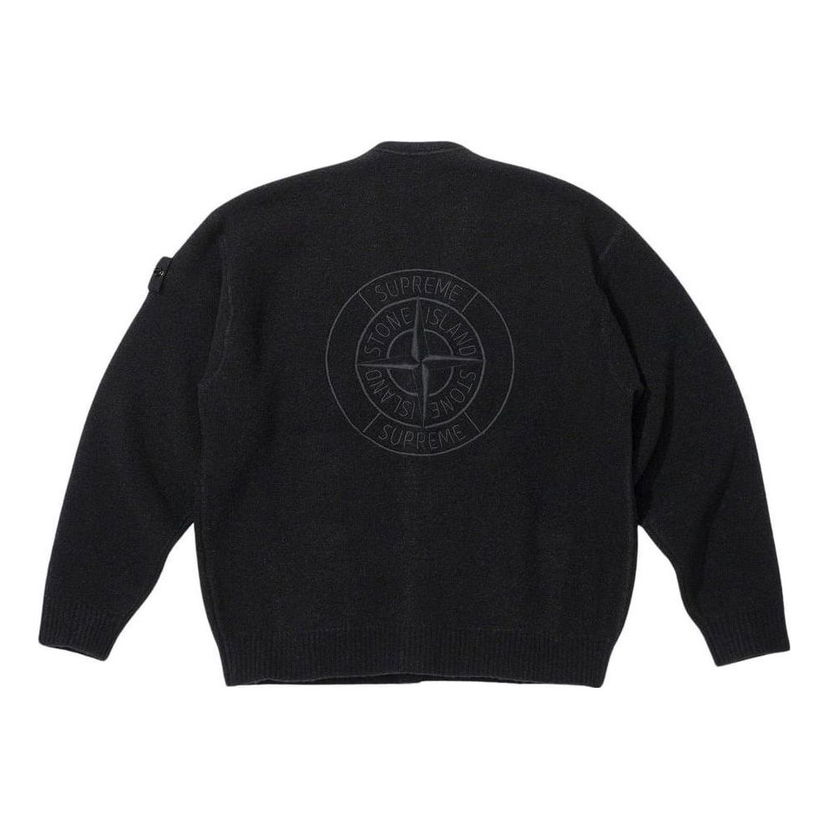 Sveter Supreme Boucle Cardigan Jacket Čierna | SUP-FW23-172