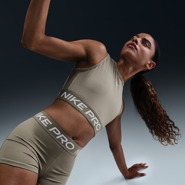 Crop Top Nike Dri-FIT Pro Training Crop Top Zelené | FZ3615-320, 4