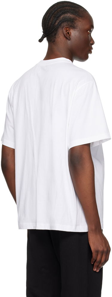 Tričko We11done Monster Print T-Shirt Biela | WD-TT2-24-790-U-IV, 2