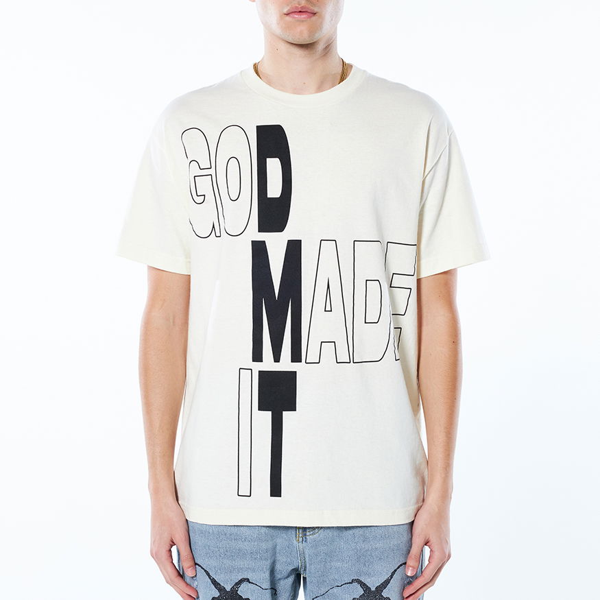 Tričko Pleasures DMT Tee Béžová | P22SP045-CREME, 0