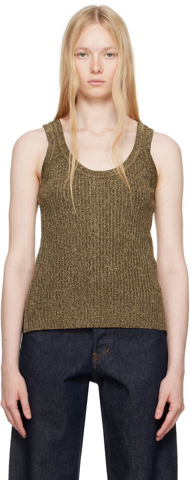 Tielko Tom Ford Tom Ford Metallic Knit Tank Top Metalická | TSK372-YAX876, 0