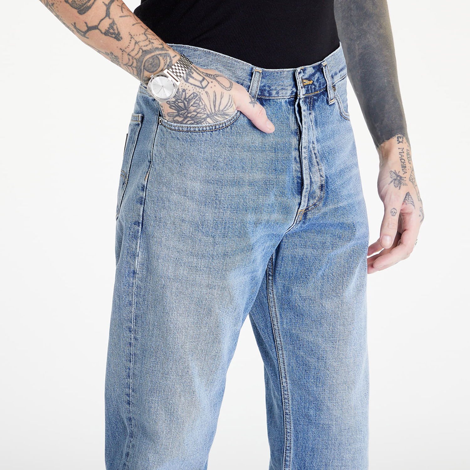 Džínsy Carhartt WIP Marlow Pant Blue Modrá | I023029.01WJ, 1