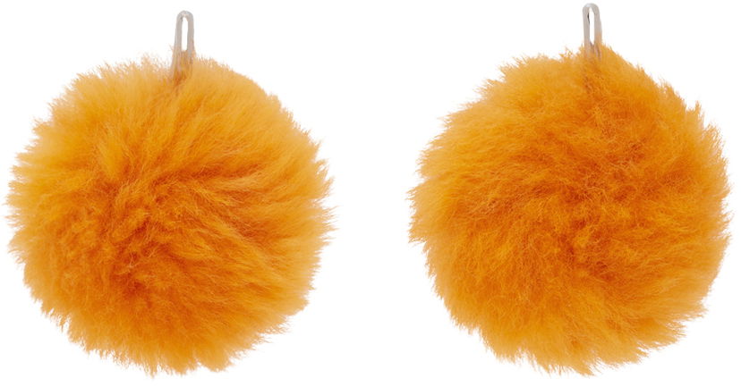 Náušnice Marni Pom Pom Earrings Oranžová | ORMV0491A0 P6644