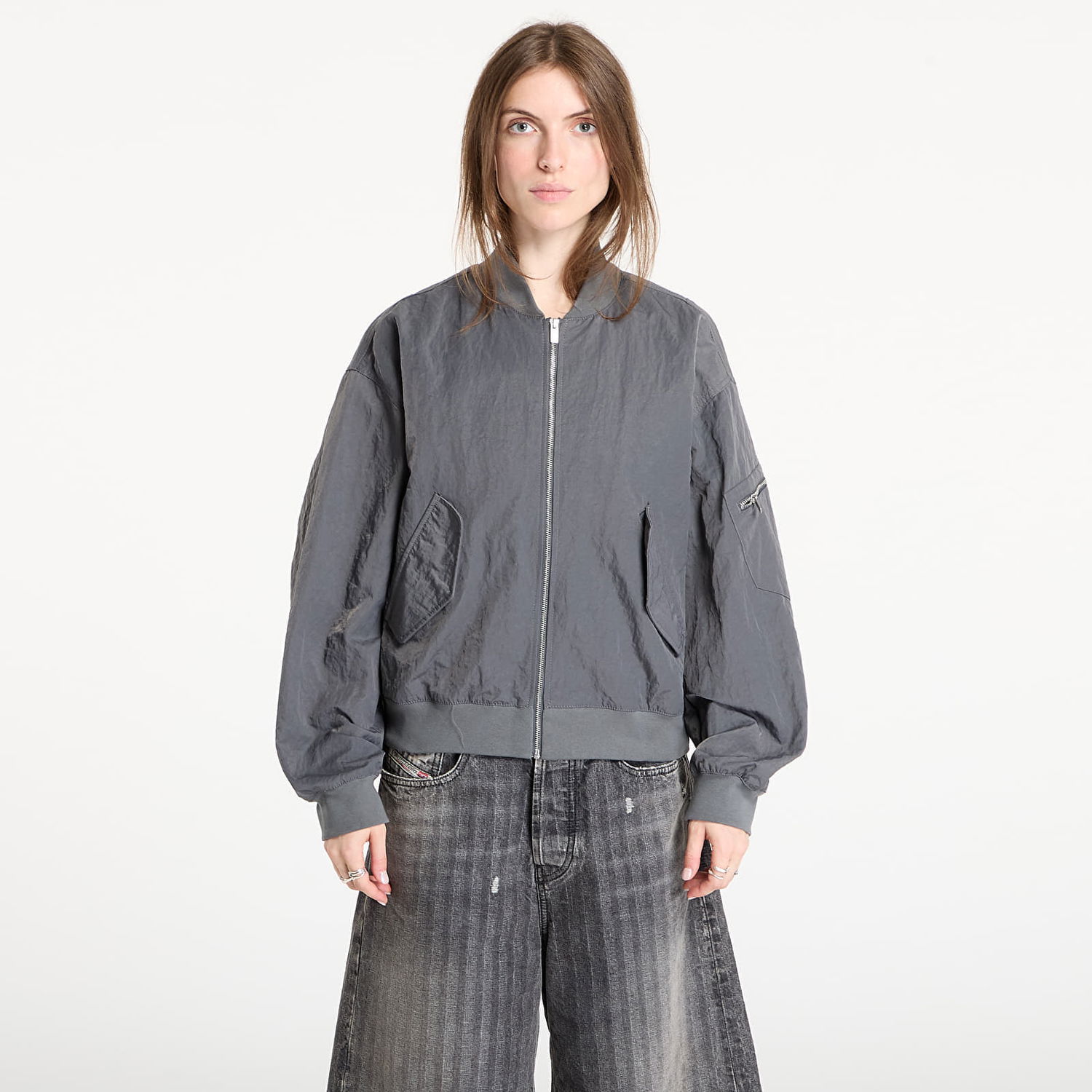 Bomber bunda Jordan Jordan Flight Renegade Jacket Šedá | HJ0544-068, 0