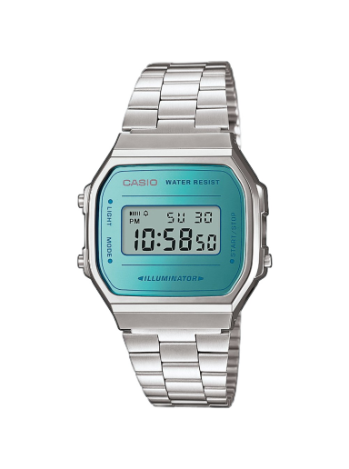 Hodinky CASIO Vintage A168WEM-2EF Tyrkysová | A168WEM-2EF