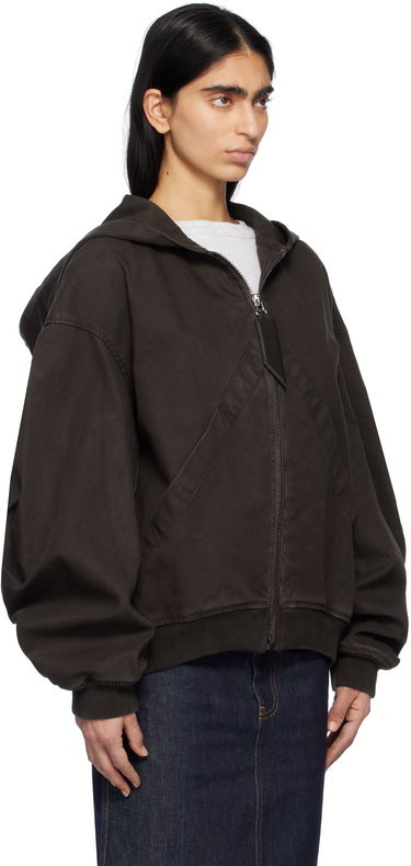 Mikina The Attico Attico Hooded Bomber Jacket Hnedá | 250WCB00066 DDC093AA, 1