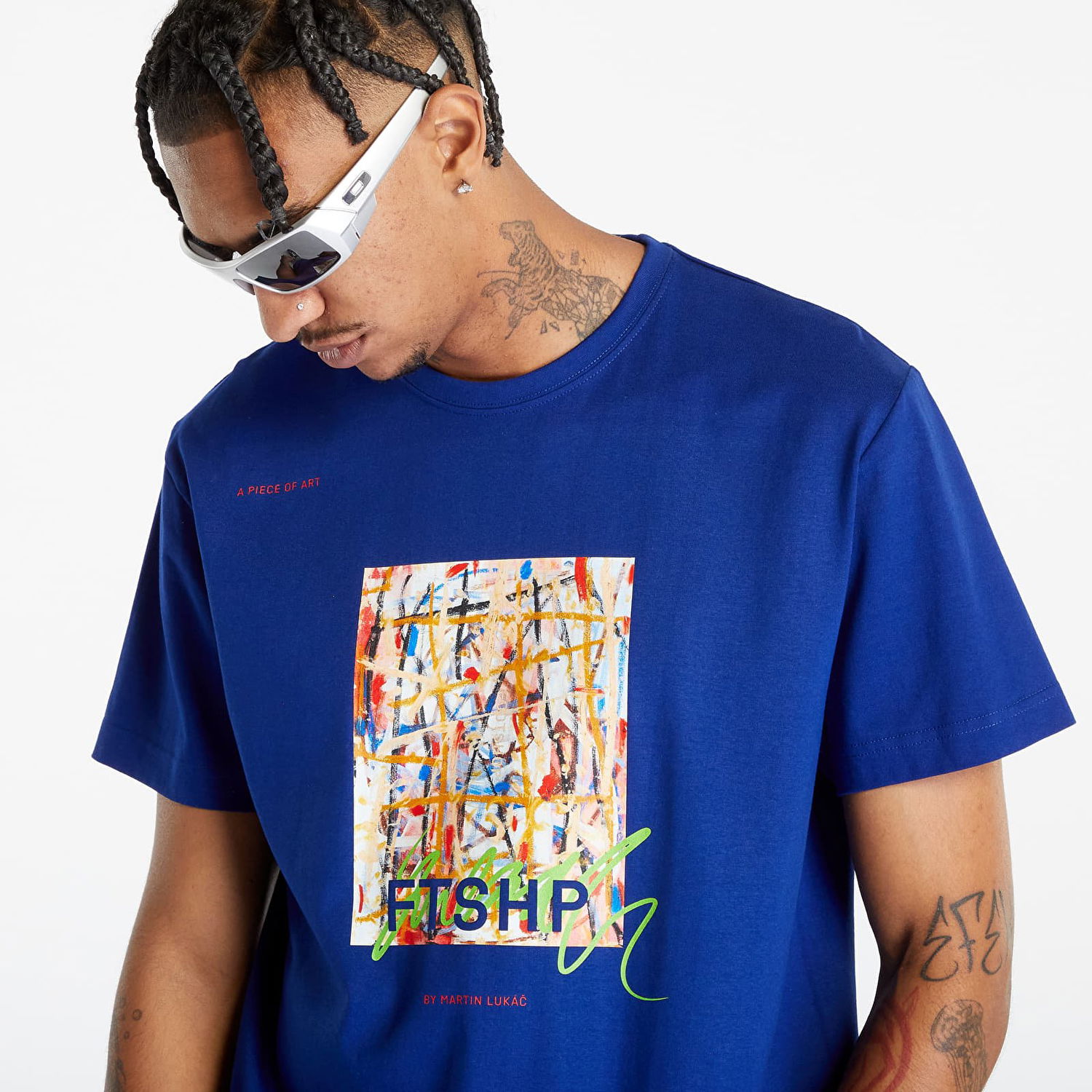 Tričko Footshop Colouring Outside The Lines Navy | FTSHP_304, 1