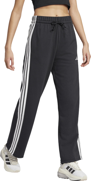 Tepláky adidas Performance Essentials 3-Stripes Open Hem French Terry Pants Čierna | JW7182, 3