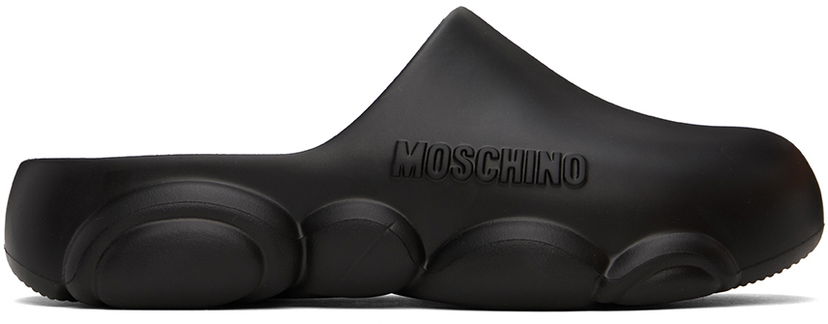 Oblečenie Moschino Moschino Teddy Sole Slippers Čierna | MA10903G1I M29 000