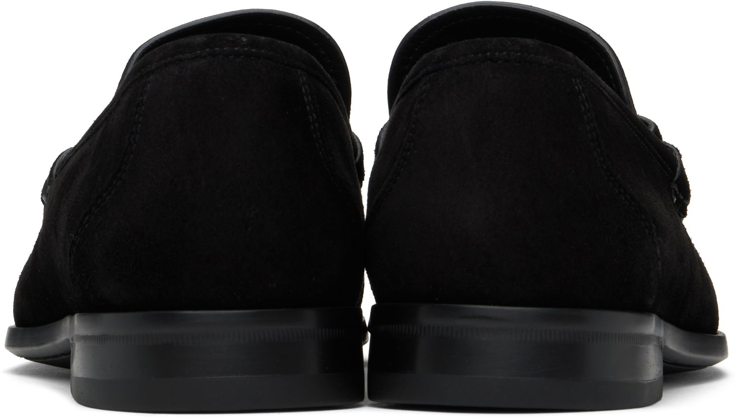 Tenisky a topánky FERRAGAMO Salvatore Ferragamo Gancini Ornament Suede Loafers Čierna | 778758, 1