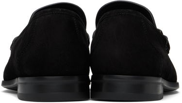 Tenisky a topánky FERRAGAMO Salvatore Ferragamo Gancini Ornament Suede Loafers Čierna | 778758, 1