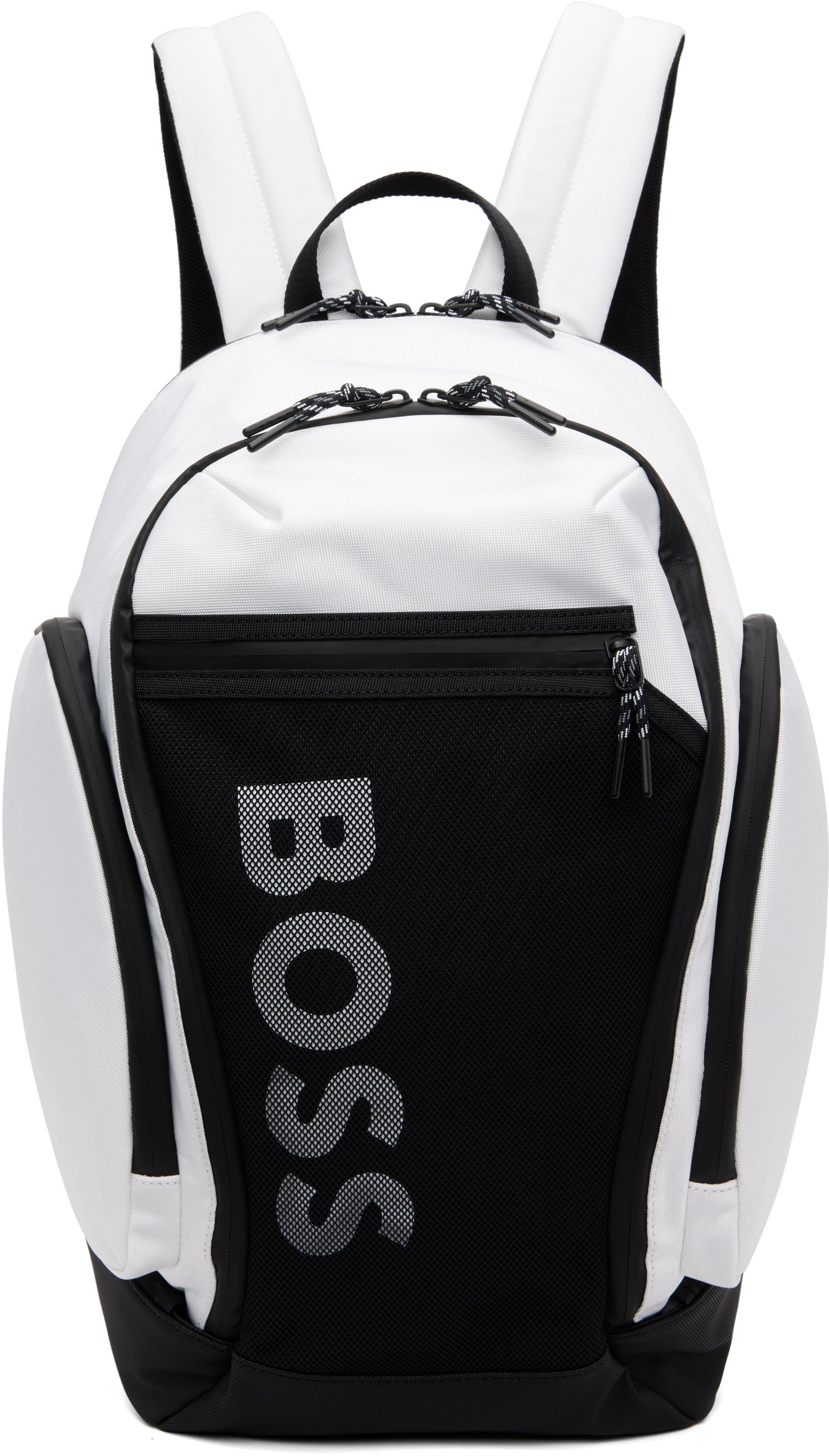 Batoh BOSS Mesh Front Pocket Logo Backpack Biela | 50548090, 0