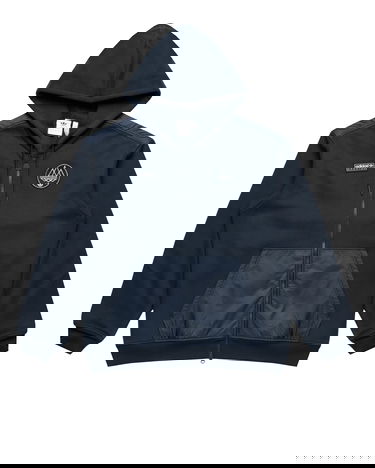 Mikina adidas Originals Originals WILPSHIRE SPZL Panelled Full-Zip Hoodie Navy | KA3905, 0