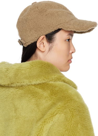 Klobúk Yves Salomon Shearling Cap Hnedá | 24W23WAA157XXMECL, 4