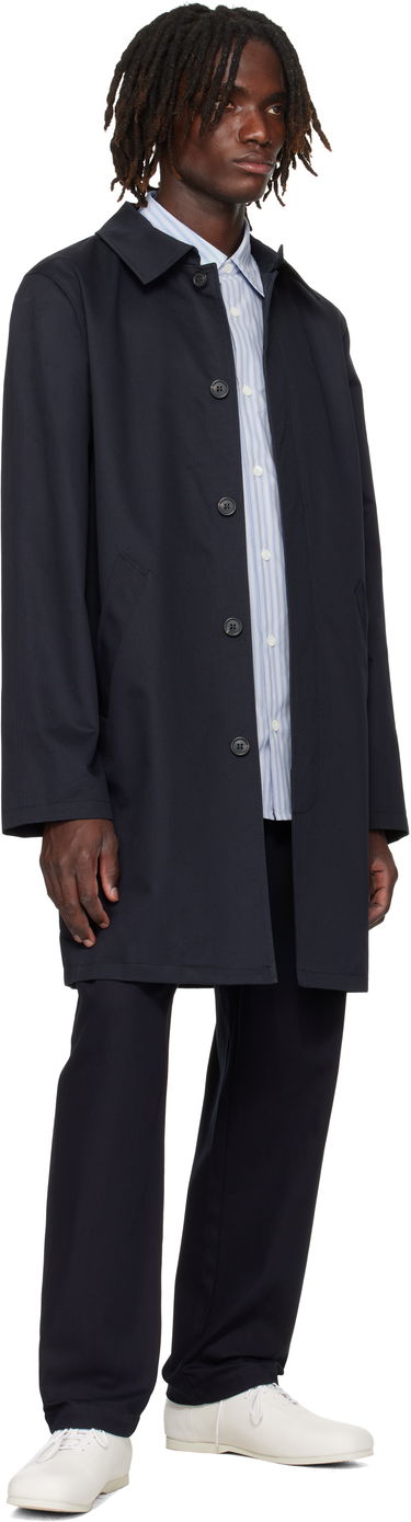 Nohavice A.P.C. A.P.C. Renato Pleated Trousers Navy | COFCO-H08428, 3