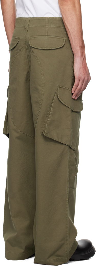 Cargo nohavice Acne Studios Acne Studios Organic Cotton Cargo Pants Zelené | BK0660-, 2